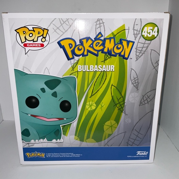 FUNKO POKÉMON BULBASAUR 10 IN JUMBO POP VAULTED NIB PRICE FIRM - Picture 3 of 11